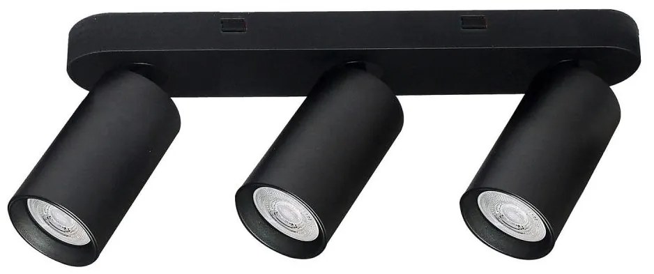 Rabalux 73083 - Bodové svietidlo YORLI 3xGU10/7W/230V čierna