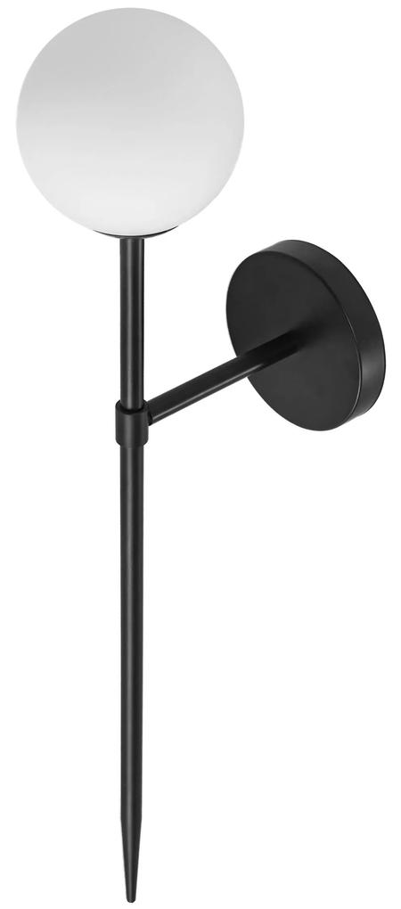 Toolight - nástenná čierna lampa 52cm APP577-1W, čierna, OSW-08755