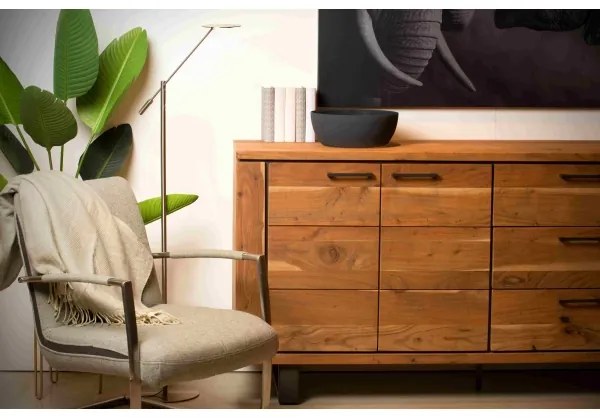 Lucide 19766/09/12 - LED Stmievateľná stojacia lampa ANSELMO LED/9W/230V chróm