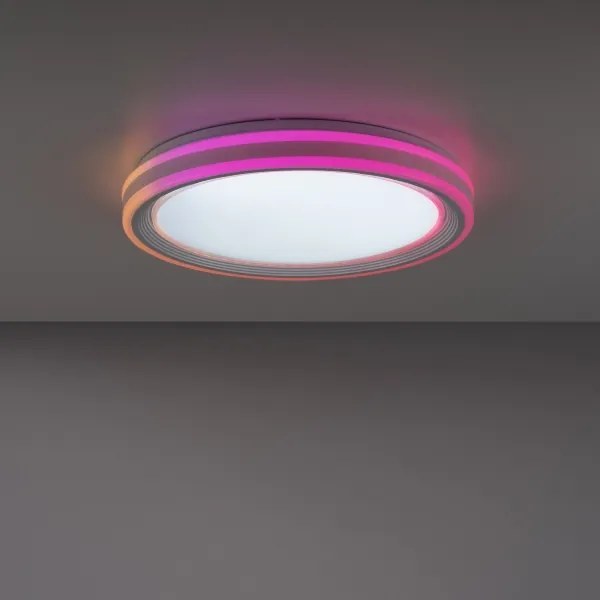 Leuchten Direkt 15154-16-LED RGB Stmievateľné stropné svietidlo EDGING 39W/230V+DO