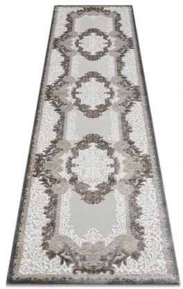 Koberec/ behúň AKRYL VALS 0074 Ornament sivý