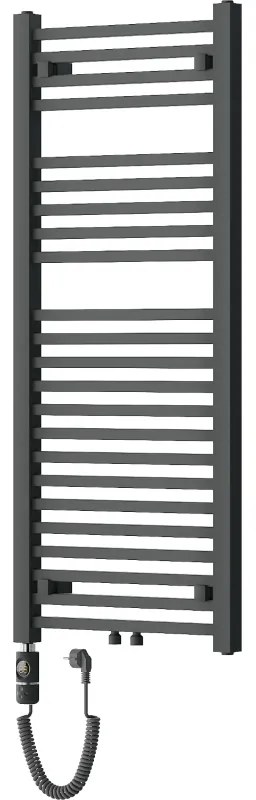 Mexen Pluton, elektrické vykurovacie teleso 1200x500 mm + vykurovacia tyč 600 W, antracitová, W106-1200-500-2600-66