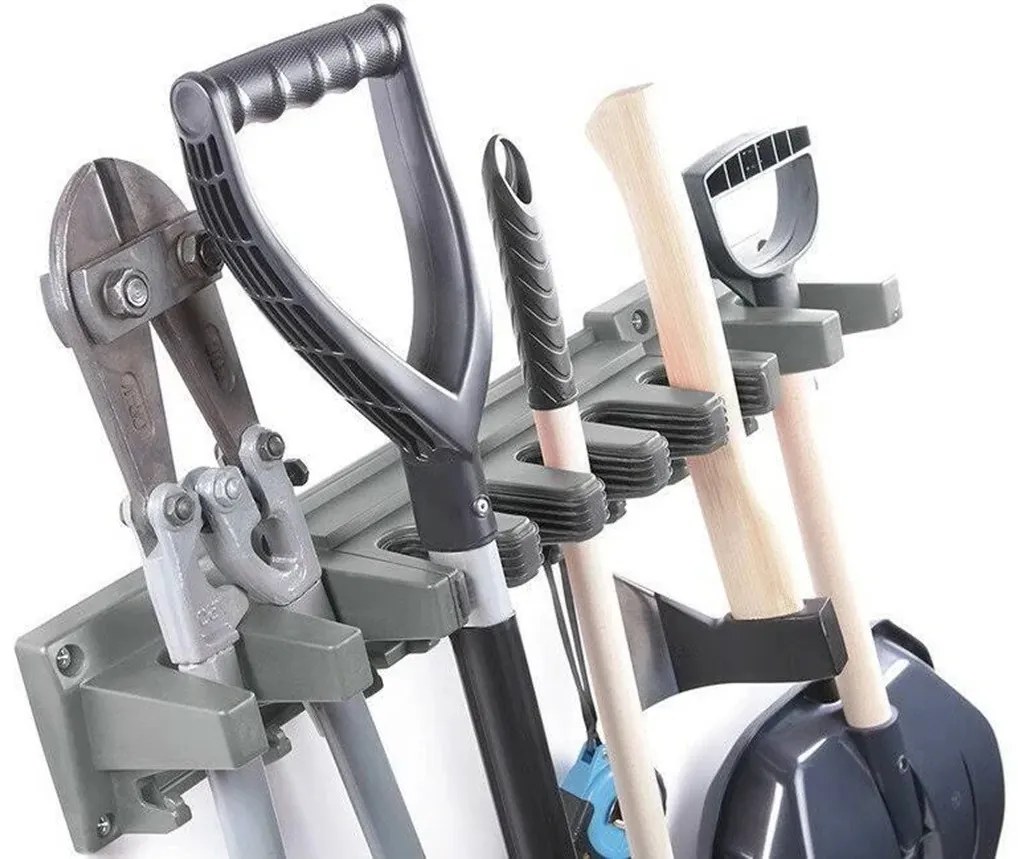 Prosperplast Držiak na náradie, organizér do dielne MULTIHOLDER s 9 úchytmi - 60x13