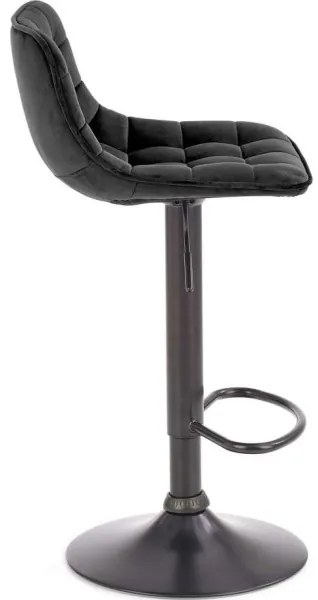 Barová stolička 106x43 cm čierna