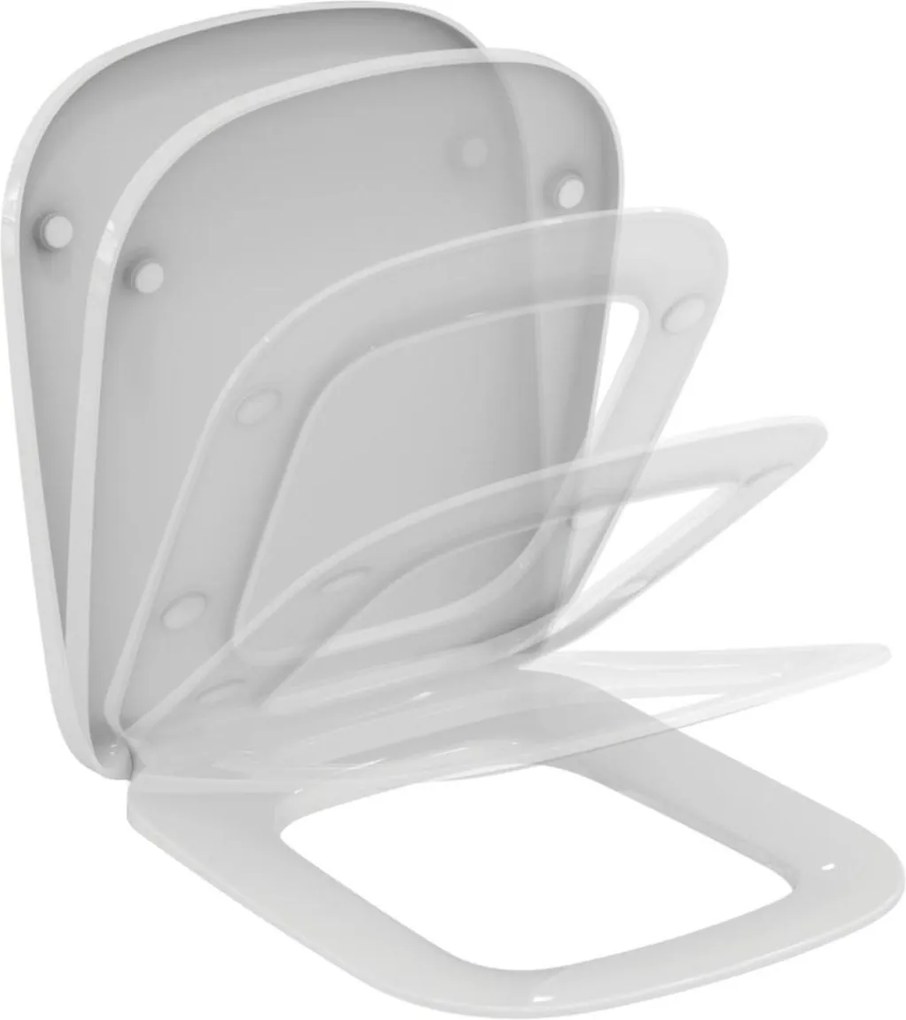 WC doska Ideal Standard Esedra duroplast biela T318101