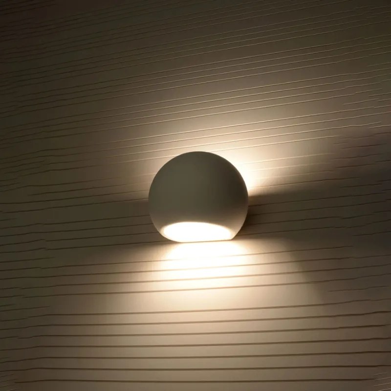 GLOBE Nástenné keramické svetlo, biela SL.0032 - Sollux