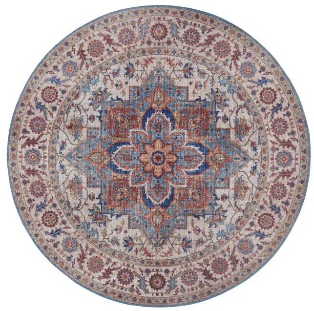 Koberec Hanse Home Asmar Anthea modrý kruh