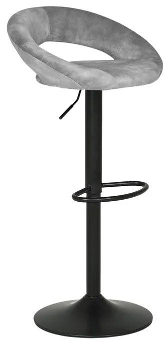 Autronic BONTEC Barová stolička, modrá, látka, AUB-822 BLUE4 Farba: Šedá