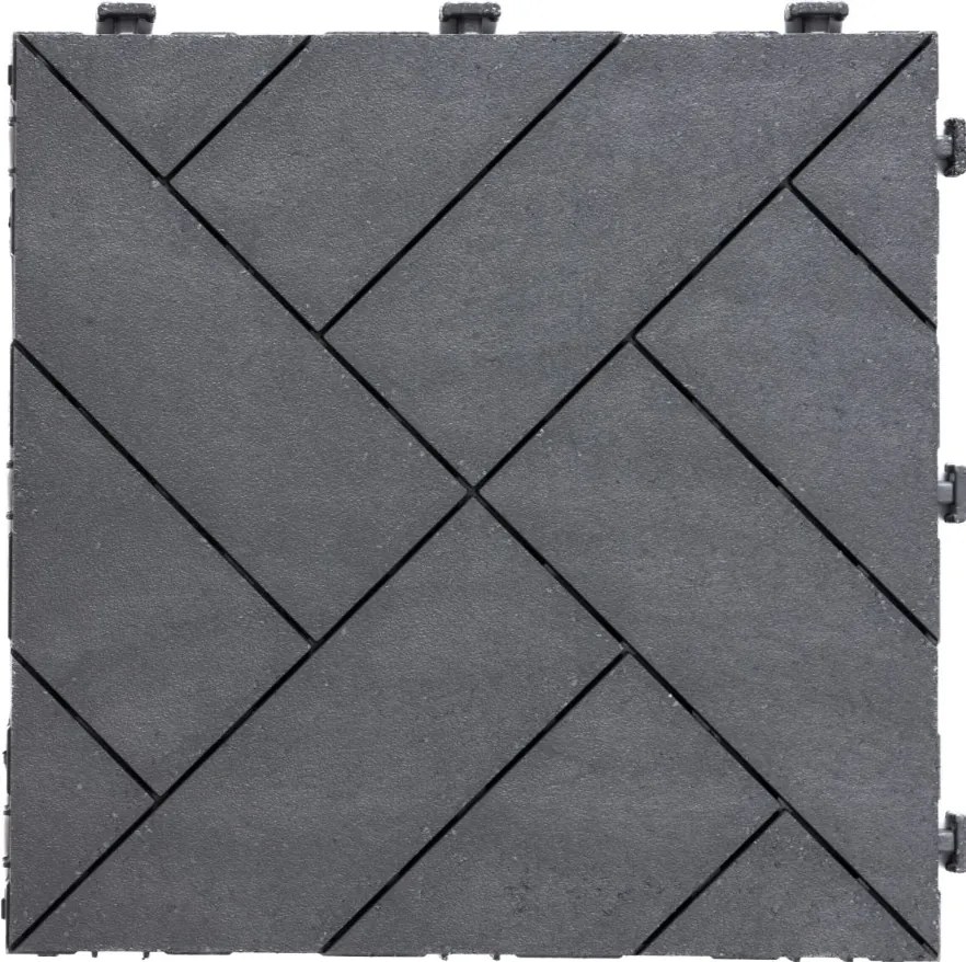 Gumová dlaždica ARISTA 30 x 30 cm, sivá MHEU5100543