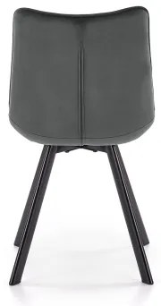Jedálenská stolička COMORO, 1 ks, tmavosivá