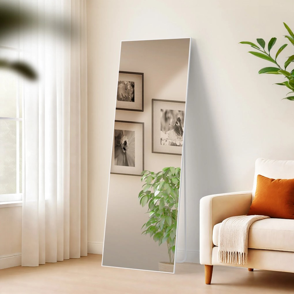 Zrkadlo Benicia 150x50 cm - biele matné