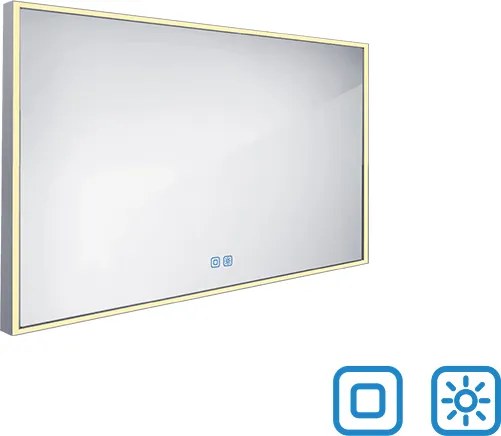 Nimco LED zrkadlo 1200x700 s dvoma dotykovými senzormi - ZP 13006VX