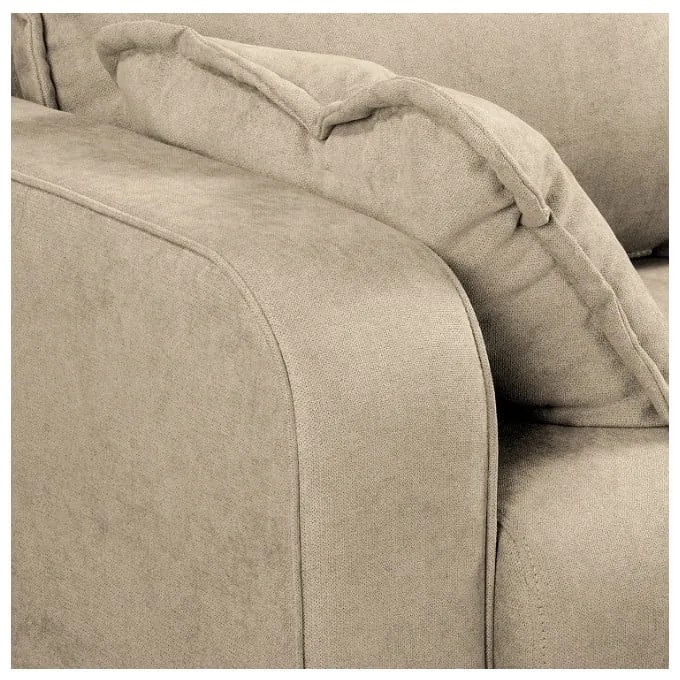 Béžová rohová pohovka (pravý roh) Beata - Ropez