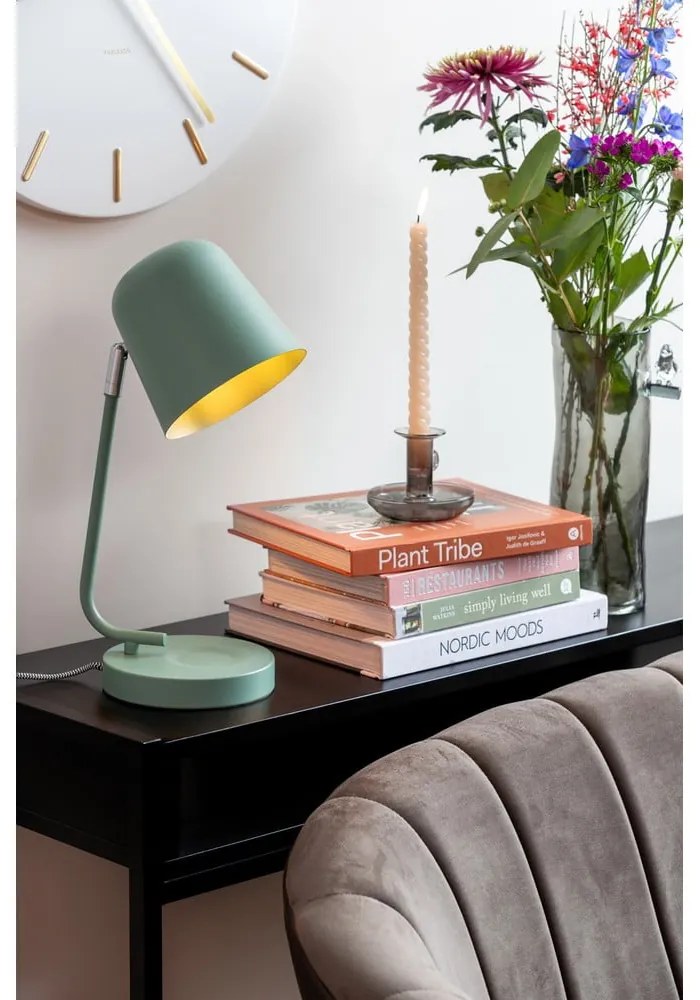 Šalviová zelená stolová lampa (výška 38,5 cm) Encantar – Leitmotiv