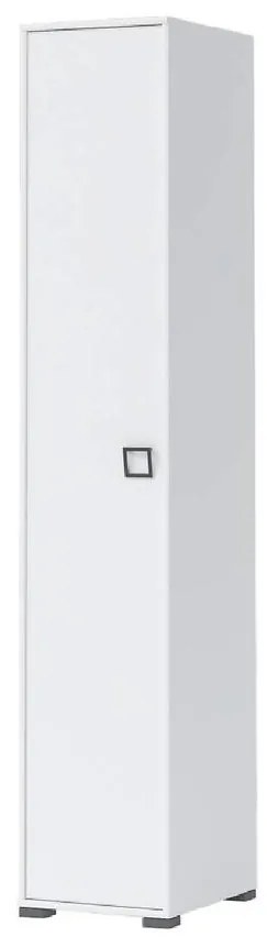 Skriňa 1D Kiki P1-BE/KI-15 white/white