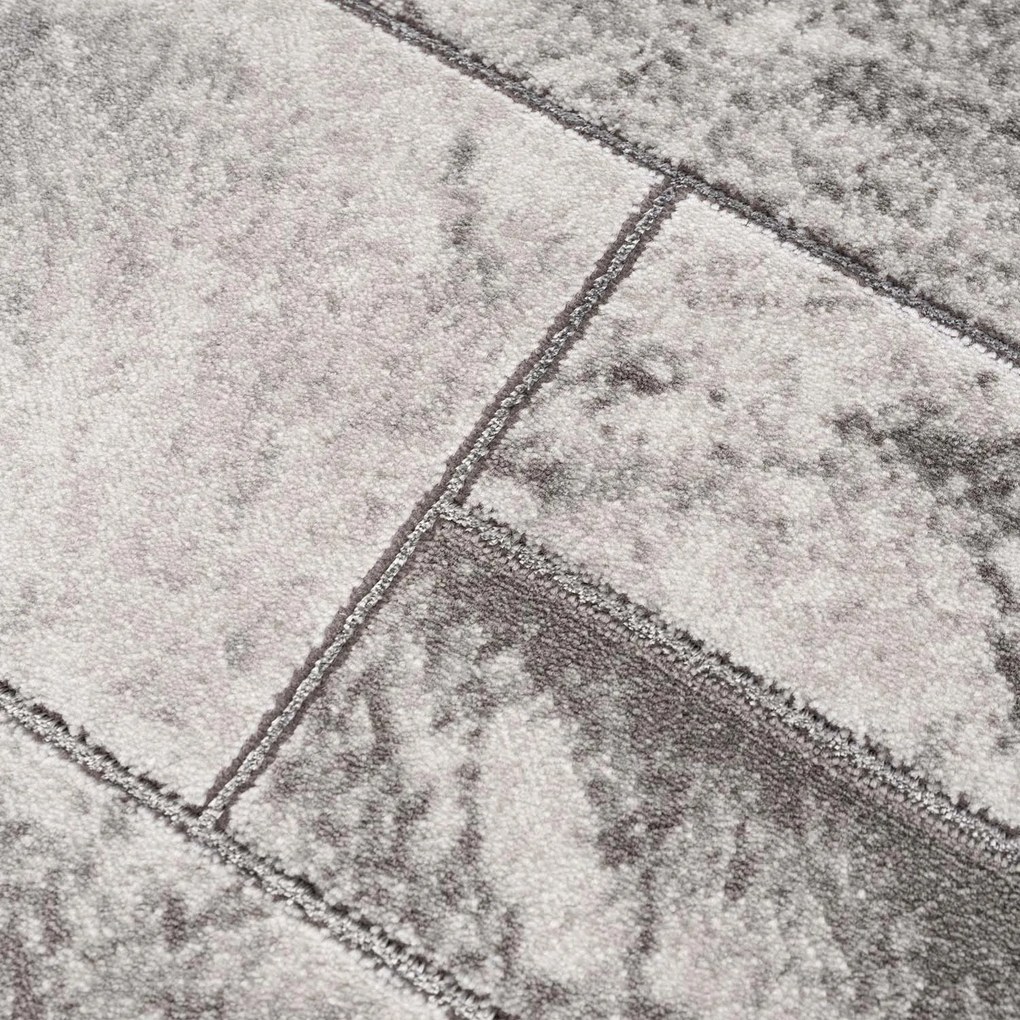 Dekorstudio Moderný koberec NOA - vzor 9250 sivý Rozmer koberca: 80x300cm