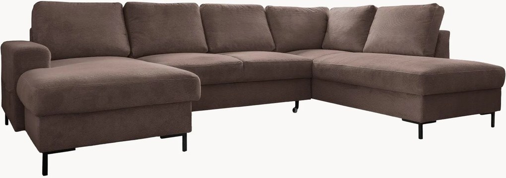 Menčestrová rohová rozkladacia pohovka Lofty Lilly (8-miestna)