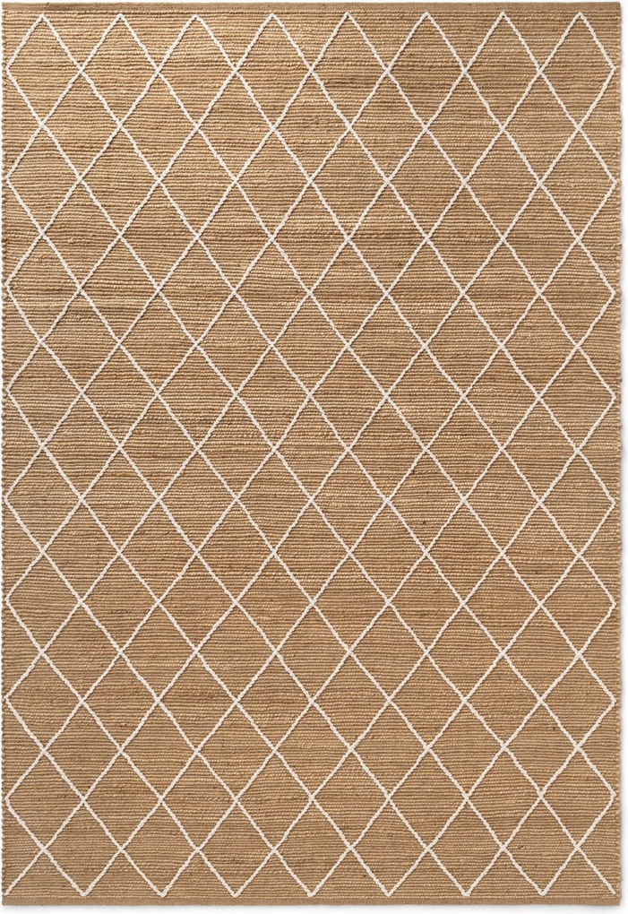 Hanse Home, Kusový koberec Kunu 106208 Natural Gold White, 160x230, béžová, chodba / predsieň