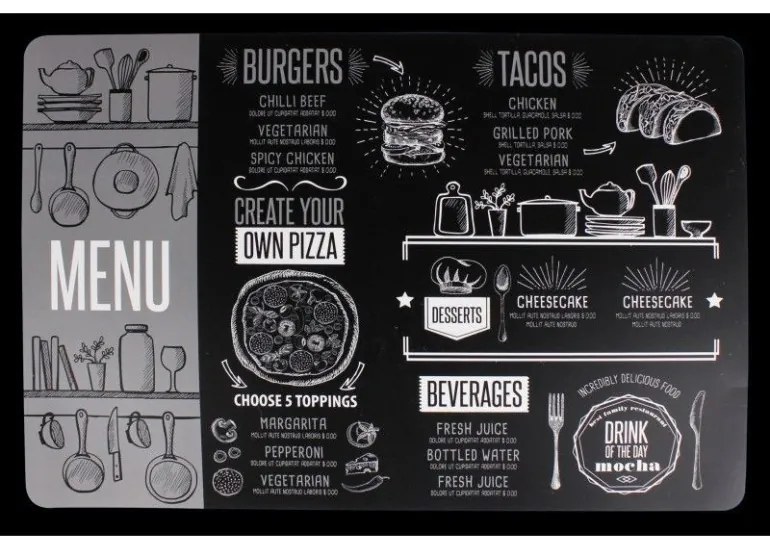 Podložka pod tanier Tacos