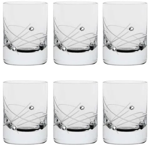 Celebration crystals Poháre na destiláty CRYSTALS MODERN 30 ml, 6 ks