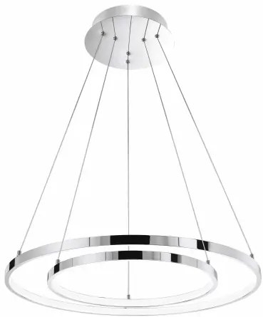 LED luster Aria 75W 60 chrome