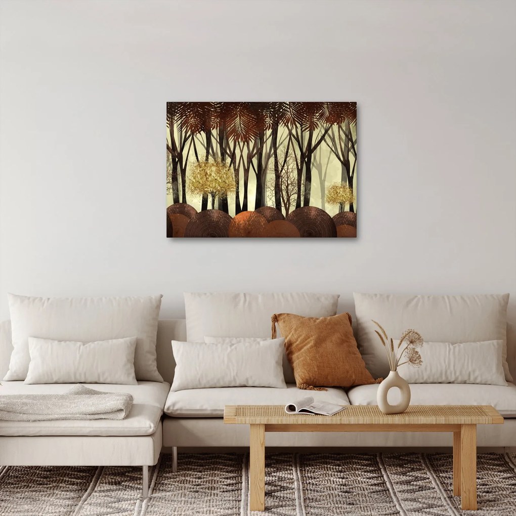 Obraz - Dekoratívne les (70x50 cm)