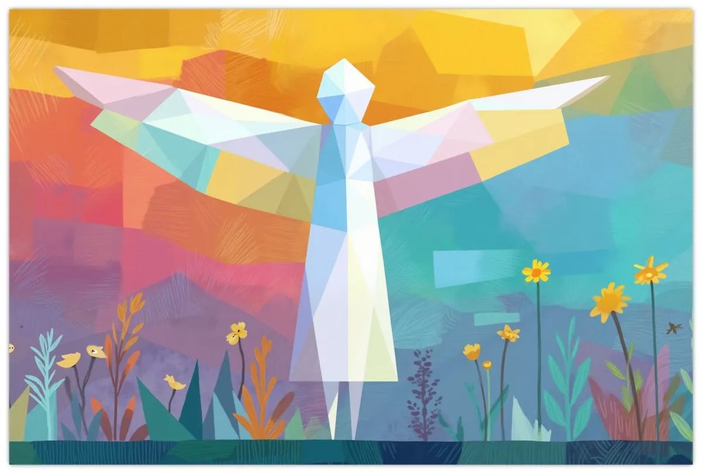 Obraz - Strážca kvetov (90x60 cm)