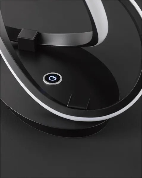 LED stmievateľná stolová lampa INDIGO LED/19W/230V 3000K čierna