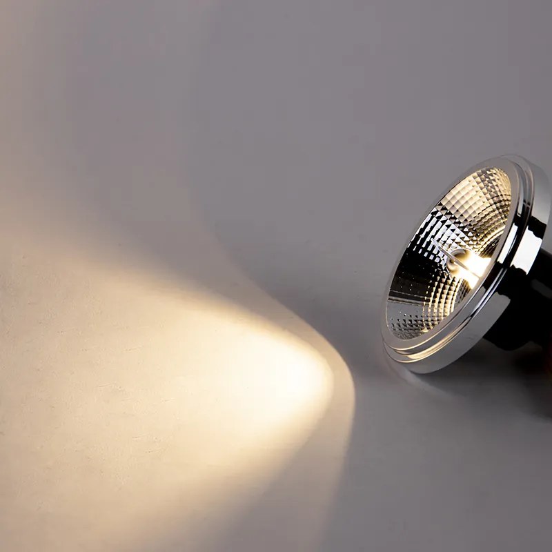 Sada 5 LED žiaroviek GU10 s 3-stupňovým stmievaním na teplú bielu AR111 11W 620lm 2000-3000K