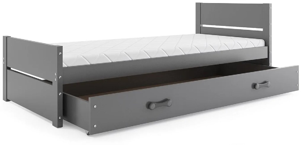 Posteľ BARTEK 200x90cm GRAFIT