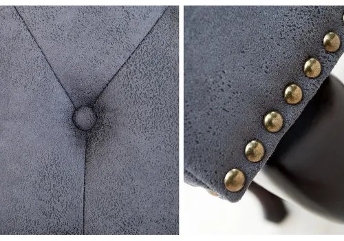 Taburetka 37474 Chesterfield Antik šedá  - Komfort-nábytok