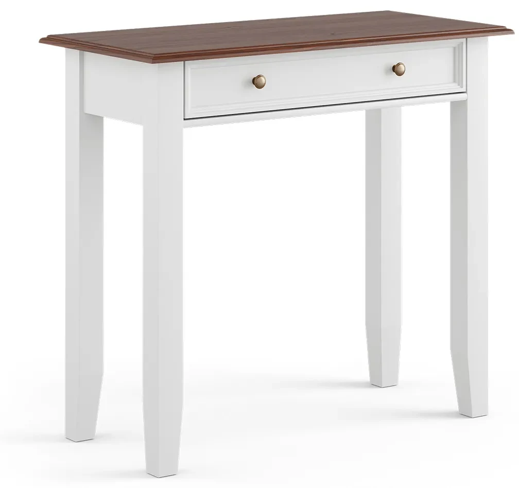 PROXIMA.store - Rustikálny toaletný stolík 0.3 - BELLUNO ELEGANTE FARBA: biela