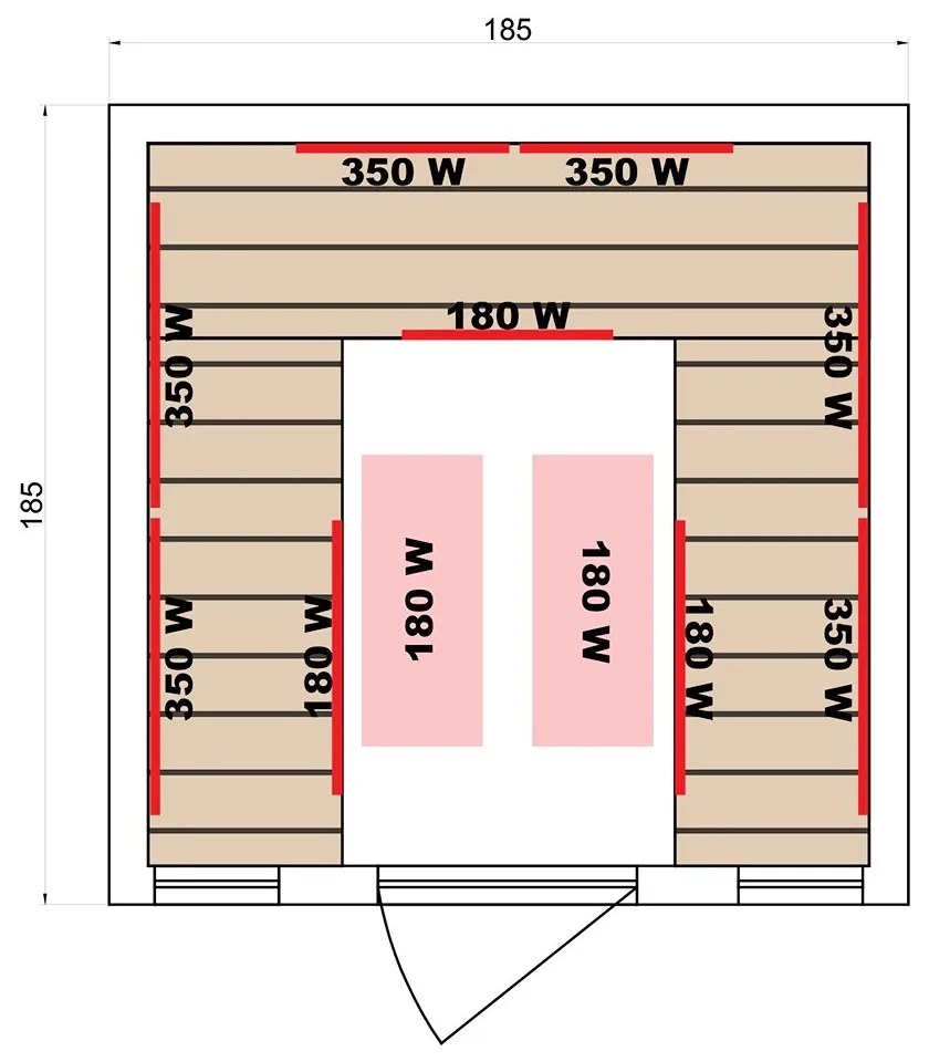 France Infrasauna APOLLON CLUB