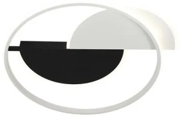 LED Stmievateľné svietidlo LED/70W/230V 3000-6500K biela/čierna + diaľkové ovládanie