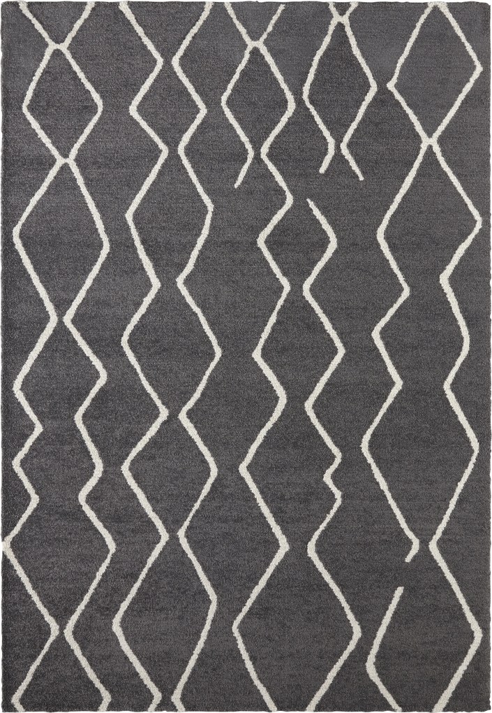 ELLE Decor koberce Kusový koberec Glow 103658 Dark Grey/Cream z kolekce Elle - 80x150 cm