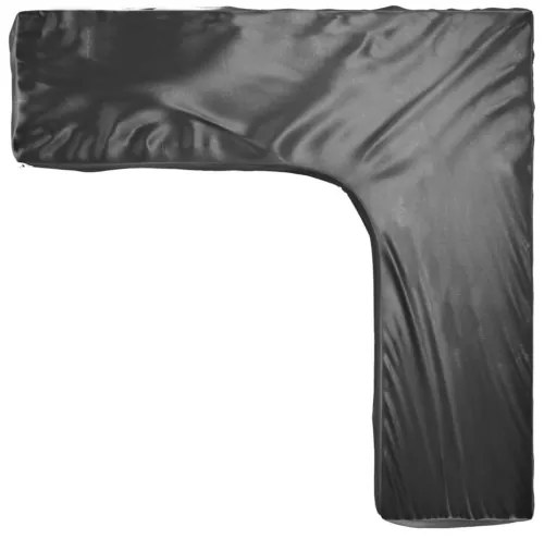 vidaXL Kryt na záhradný nábytok v tvare L 20 očiek 300x300x70 cm-