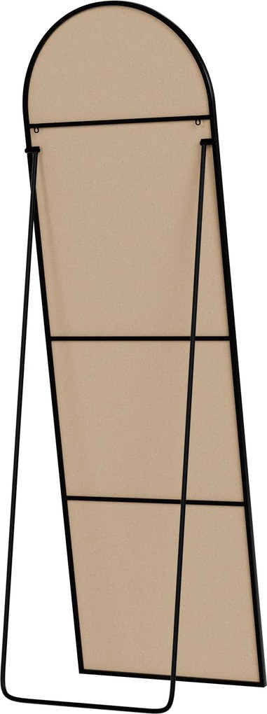 Zrkadlo Moline 160x50 cm - čierne matné