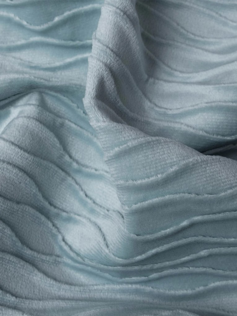 Obliečka na vankúš mikroplyš 45 × 45 cm - Elena mentolová