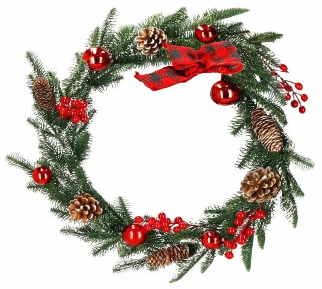 SPRINGOS Adventný veniec 150 cm