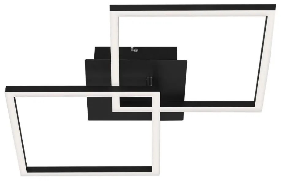 Briloner 3210-015 - LED Stmievateľné stropné svietidlo FRAME 2xLED/11W/230V čierna