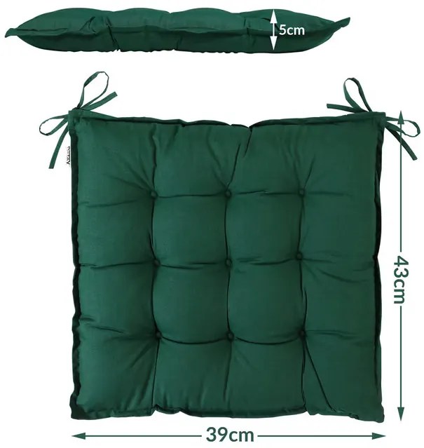 InternetovaZahrada 6 x poduška Cozy - zelená