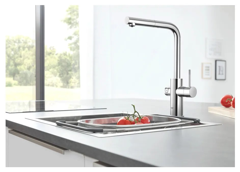 GROHE GROHE Blue Home - Štartovacia sada s výpusťou v tvare L, chróm 31539000