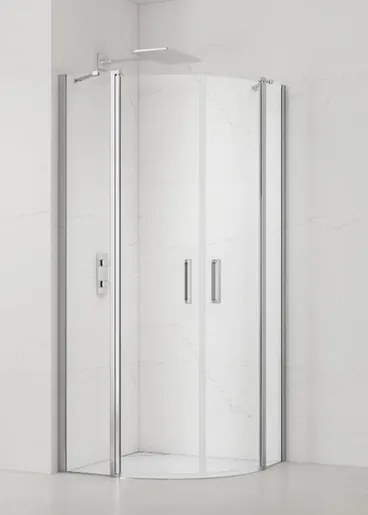 Sprchový kút štvrťkruh 80x80 cm SAT Fusion SATFUSP80CRT