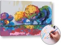 Maľovanie podľa čísel FAREBNÁ PRÍRODA –  stredná náročnosť