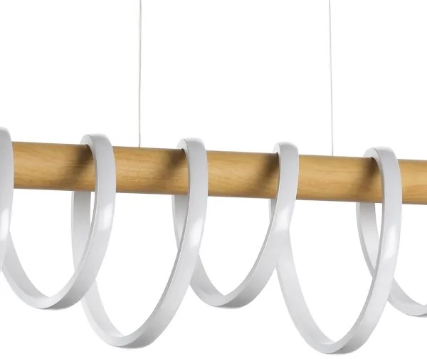 ONLI - LED Luster na lanku NILO LED/70W/230V 4000K hnedá/biela