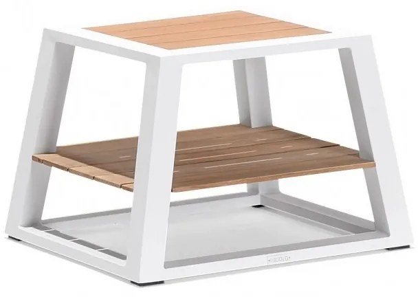 Záhradný stolík York 60 cm biely