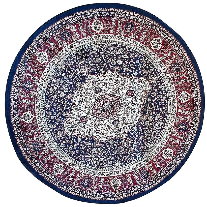 Koberec Mahhad 1,2 Round 77808 námornícka modrá