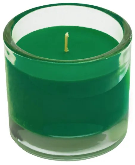 Vonná sviečka v skle MINNESOTA GREEN 9 cm tmavozelená