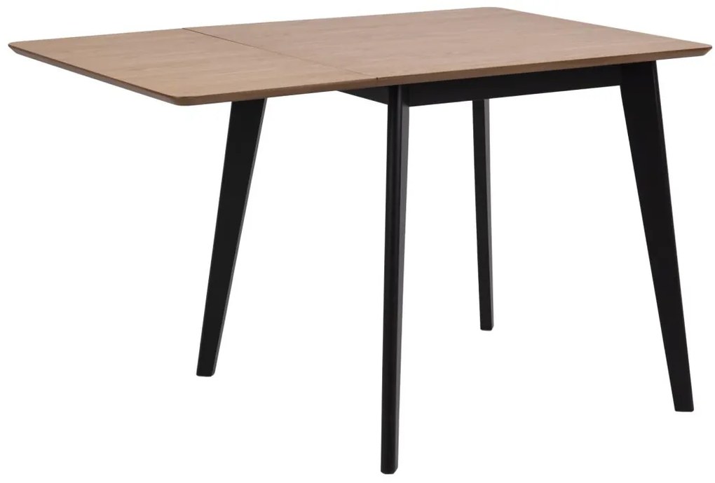 Actona Rozkladací jedálenský stôl Roxby 80/120 - dub / čierna