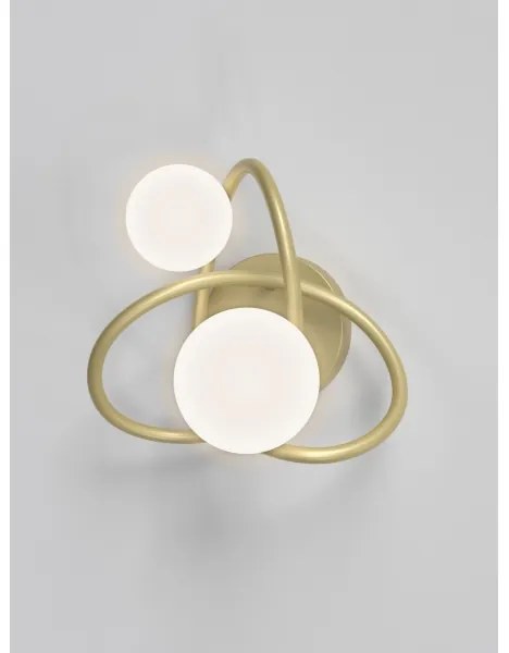 Wofi 4014-201 - LED Nástenné svietidlo NANCY 2xG9/3,5W/230V zlatá/biela